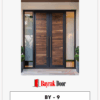 Pivot Door BY-9 Villa Entrance Steel Door