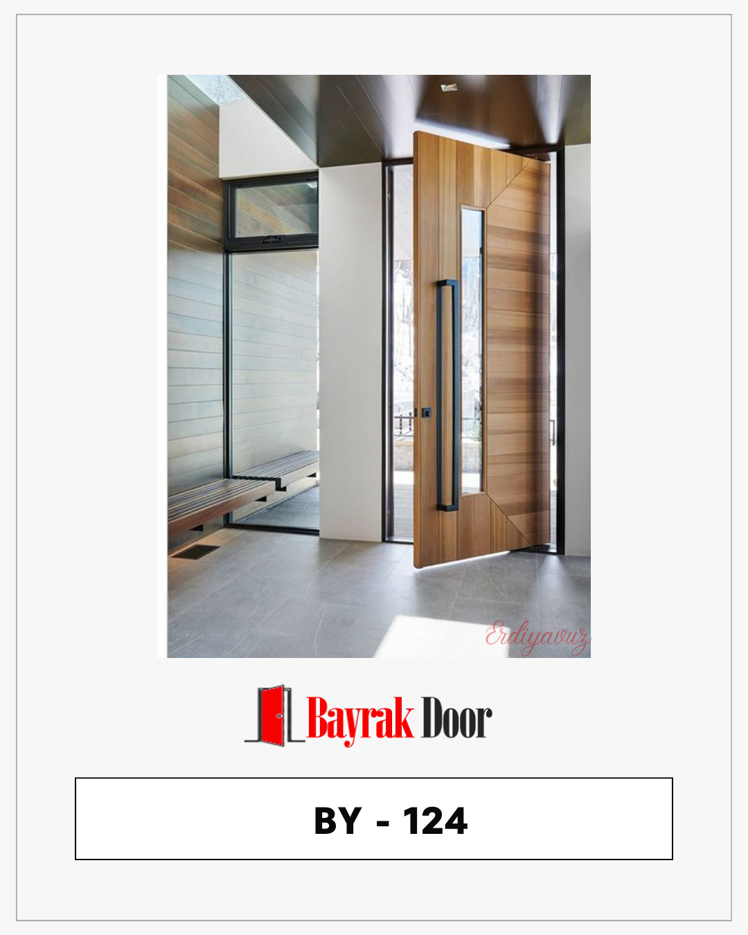 Pivot Çelik Kapı BY-124