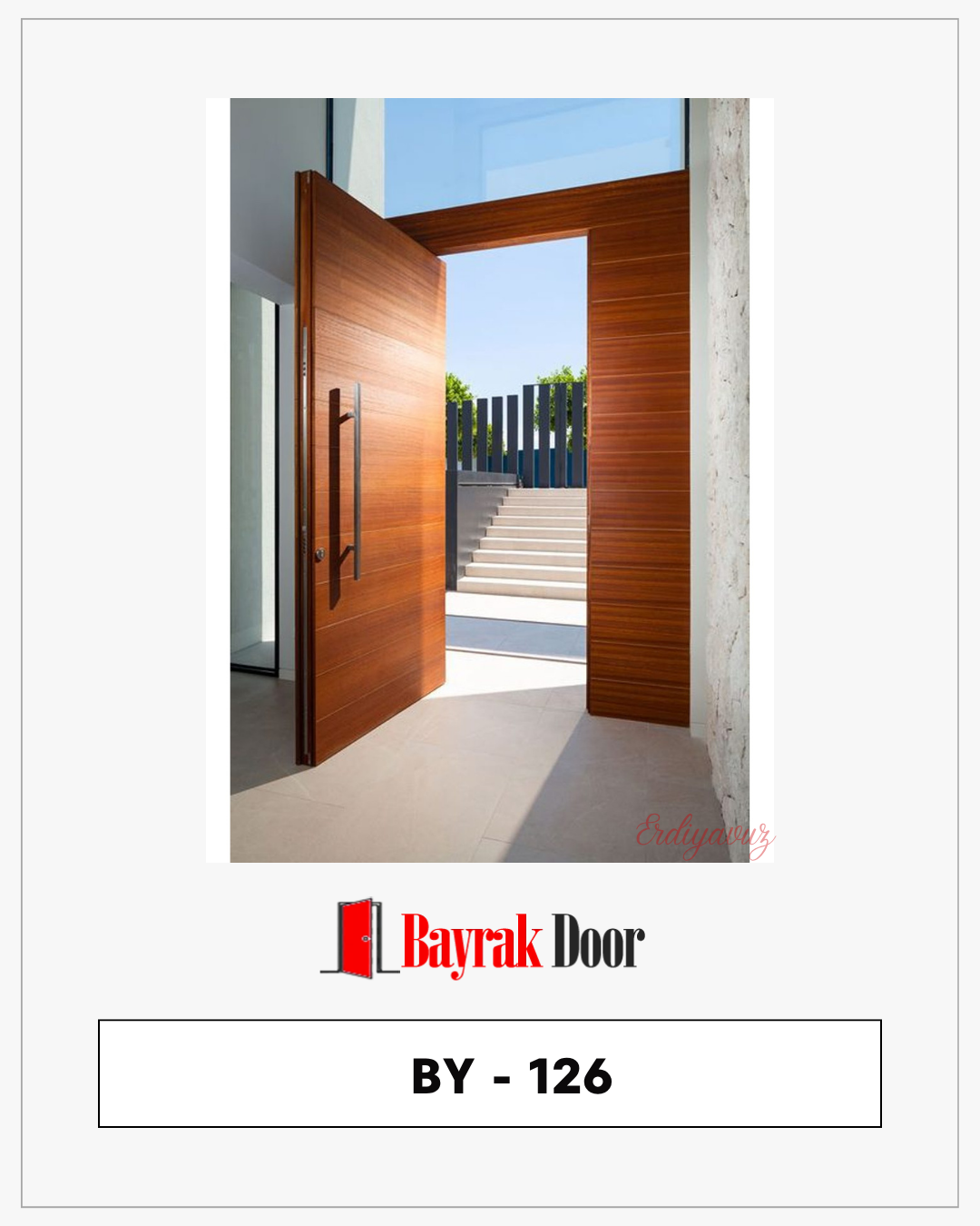 Pivot Çelik Kapı BY-126