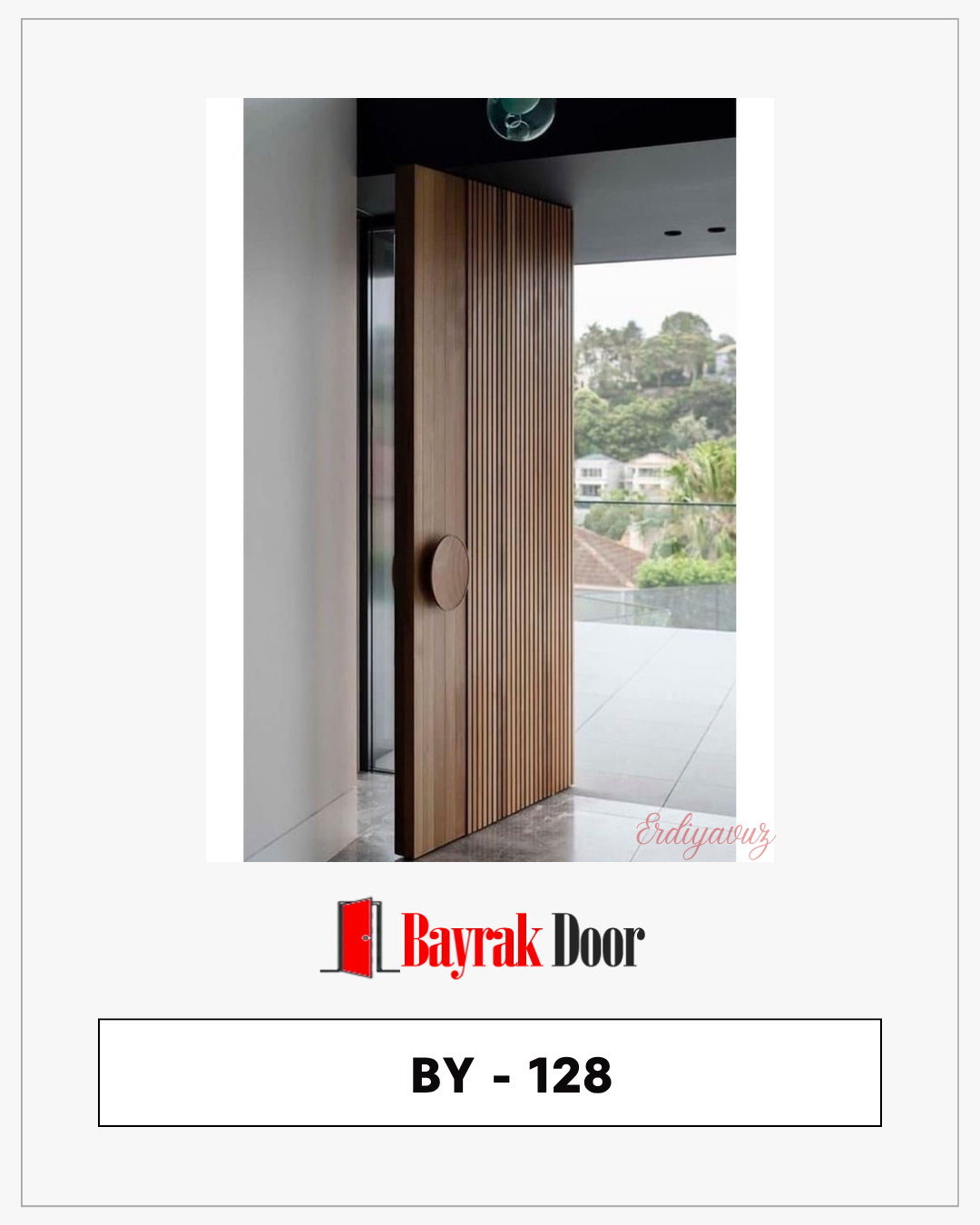 Pivot Çelik Kapı BY-128