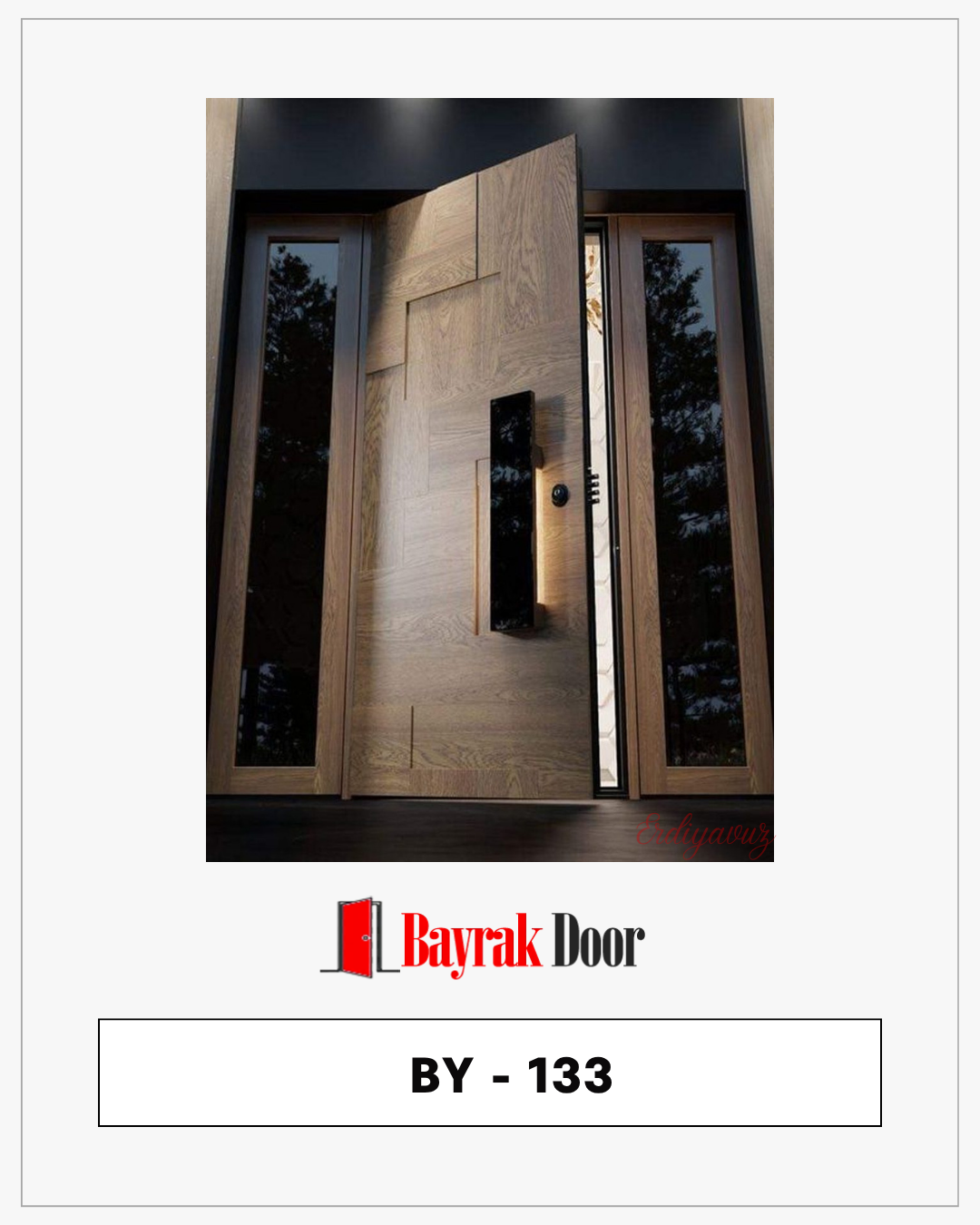 Pivot Çelik Kapı BY-132