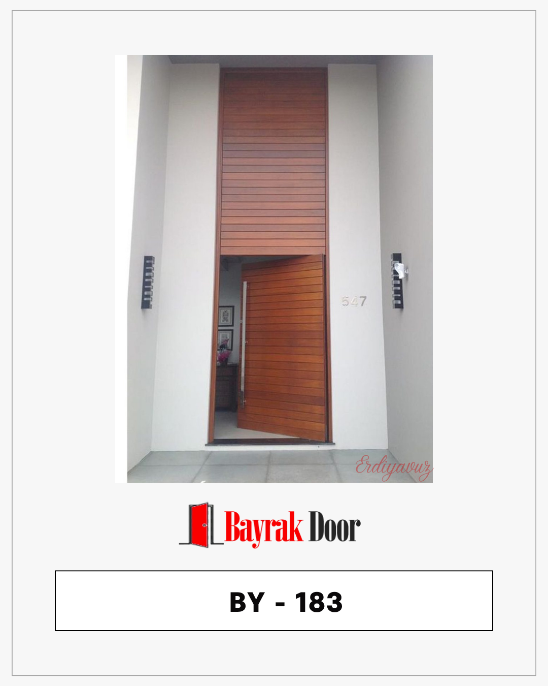 Pivot Kapı Bodrum BY-183